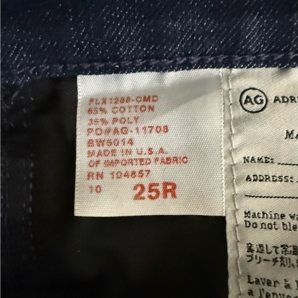 AG Adriano Goldschmied “The Legging Super Skinny Fit” Mid Rise Dark Wash Jeans - Picture 9 of 10